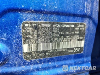 Zdjęcie 13 z 13 samochodu: 2020 MITSUBISHI OUTLANDER SPORT SE VIN:JA4AP4AU6LU015912 - miniatura