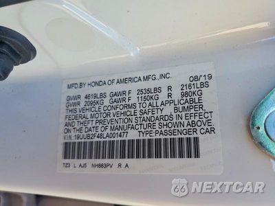 Zdjęcie 12 z 12 samochodu: 2020 ACURA TLX TECHNOLOGY VIN:19UUB2F48LA001477 - miniatura