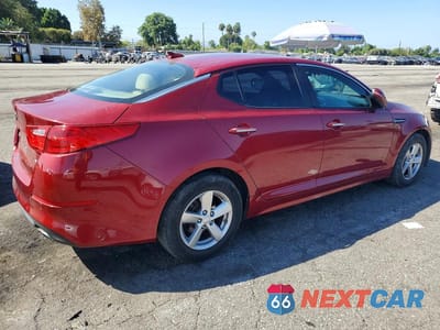 Trzecie zdjęcie samochodu z tyłu: 2015 KIA OPTIMA LX VIN:5XXGM4A70FG513052 - miniatura
