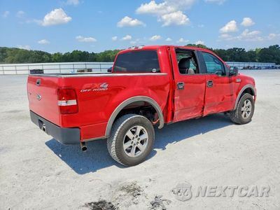 Trzecie zdjęcie samochodu z tyłu: 2004 FORD F150 SUPERCREW VIN:1FTPW14574KD18202 - miniatura