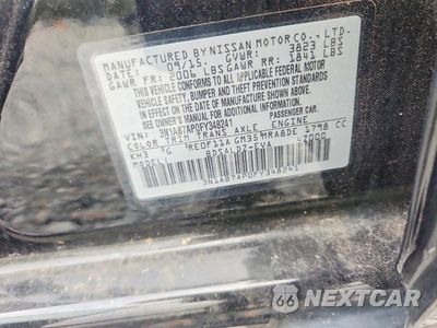 Zdjęcie 12 z 12 samochodu: 2015 NISSAN SENTRA SV VIN:3N1AB7AP0FY348241 - miniatura
