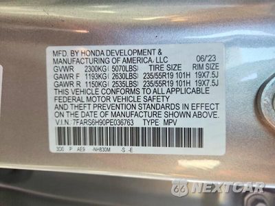 Zdjęcie 13 z 13 samochodu: 2023 HONDA CR-V SPORT TOURING VIN:7FARS6H90PE036763 - miniatura