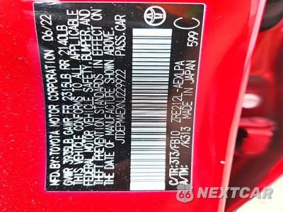Zdjęcie 13 z 13 samochodu: 2022 TOYOTA COROLLA LE VIN:JTDEPMAEXNJ229922 - miniatura