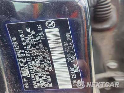 Zdjęcie 13 z 13 samochodu: 2022 LEXUS ES 350 BASE VIN:58ADZ1B13NU130216 - miniatura