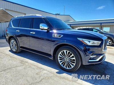 Czwarte zdjęcie samochodu z boku: 2019 INFINITI QX80 LUXE VIN:JN8AZ2NF8K9685855 - miniatura