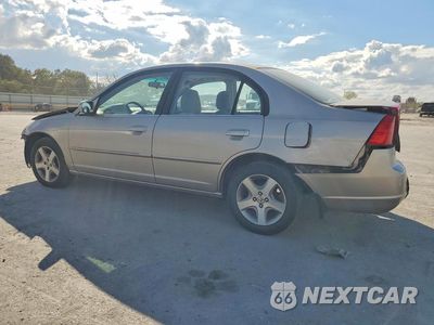Drugie zdjęcie samochodu z przodu: 2001 HONDA CIVIC EX VIN:1HGES26761L055523 - miniatura