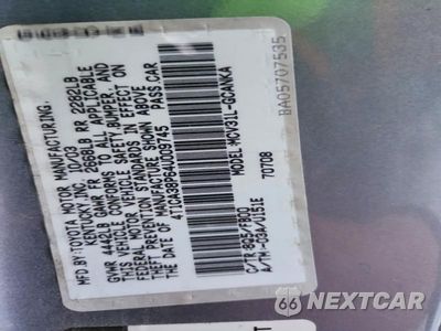 Zdjęcie 13 z 13 samochodu: 2004 TOYOTA CAMRY SOLARA SE V6 VIN:4T1CA38P64U009745 - miniatura
