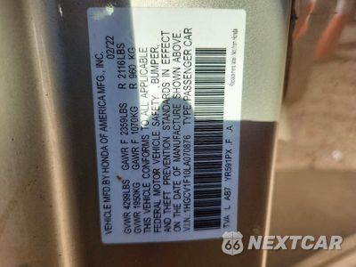 Zdjęcie 13 z 13 samochodu: 2020 HONDA ACCORD LX VIN:1HGCV1F10LA070876 - miniatura