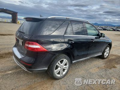 Trzecie zdjęcie samochodu z tyłu: 2014 MERCEDES-BENZ ML 350 4MATIC VIN:4JGDA5HB6EA407755 - miniatura