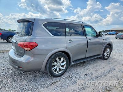 Trzecie zdjęcie samochodu z tyłu: 2014 INFINITI QX80 BASE VIN:JN8AZ2NE1E9065067 - miniatura
