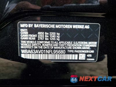 Zdjęcie 12 z 12 samochodu: 2022 BMW 430I GRAN COUPE VIN:WBA63AV01NFL95680 - miniatura