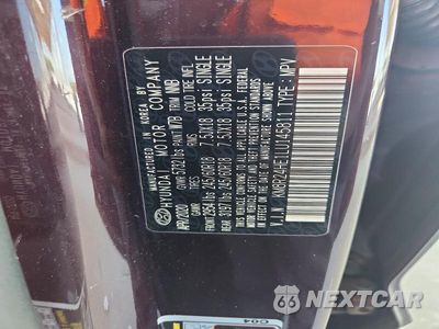 Zdjęcie 12 z 12 samochodu: 2020 HYUNDAI PALISADE SEL VIN:KM8R24HE1LU145811 - miniatura