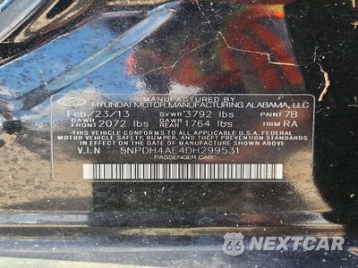 Zdjęcie 12 z 12 samochodu: 2013 HYUNDAI ELANTRA LIMITED VIN:5NPDH4AE4DH299531 - miniatura