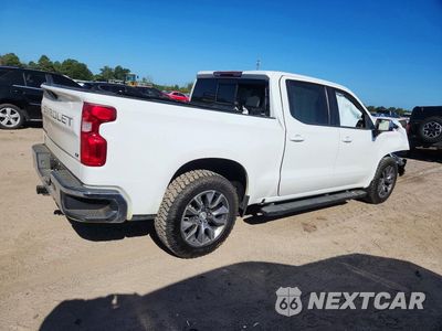 Trzecie zdjęcie samochodu z tyłu: 2022 CHEVROLET SILVERADO LTD K1500 LT VIN:3GCUYDED0NG125693 - miniatura