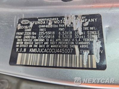 Zdjęcie 13 z 13 samochodu: 2012 HYUNDAI TUCSON LIMITED VIN:KM8JUCAC0CU445107 - miniatura