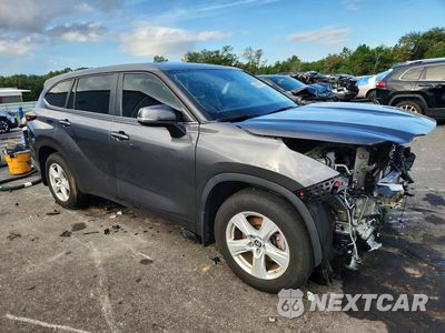 Czwarte zdjęcie samochodu z boku: 2024 TOYOTA HIGHLANDER LE VIN:5TDKDRAH3RS548851 - miniatura