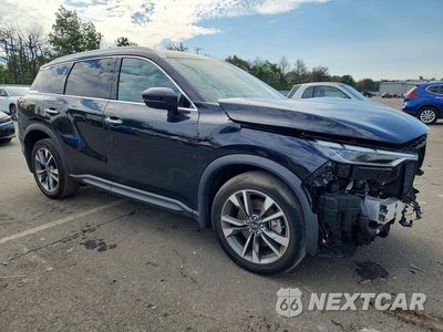 Czwarte zdjęcie samochodu z boku: 2025 INFINITI QX60 LUXE VIN:5N1AL1FS9SC345082 - miniatura