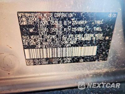 Zdjęcie 13 z 13 samochodu: 2020 TOYOTA RAV4 XLE VIN:JTMP1RFV1LD527755 - miniatura