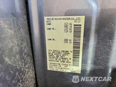 Zdjęcie 12 z 12 samochodu: 2022 NISSAN MAXIMA PLATINUM VIN:1N4AA6FV3NC506635 - miniatura