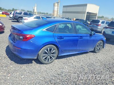 Trzecie zdjęcie samochodu z tyłu: 2022 HONDA CIVIC EX VIN:2HGFE1F70NH304729 - miniatura