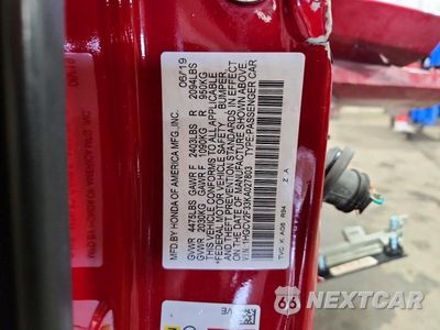 Zdjęcie 12 z 12 samochodu: 2019 HONDA ACCORD SPORT VIN:1HGCV2F33KA027803 - miniatura