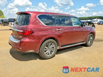 Trzecie zdjęcie samochodu z tyłu: 2022 INFINITI QX80 LUXE VIN:JN8AZ2AF8N9740671 - miniatura