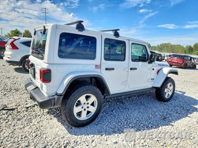 Trzecie zdjęcie samochodu z tyłu: 2021 JEEP WRANGLER UNLIMITED RUBICON VIN:1C4HJXFG6MW599499 - miniatura