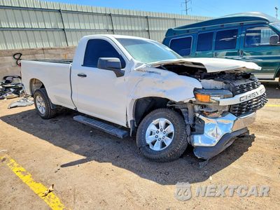 Czwarte zdjęcie samochodu z boku: 2022 CHEVROLET SILVERADO LTD C1500 VIN:3GCNWAEDXNG153185 - miniatura