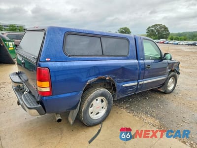 Trzecie zdjęcie samochodu z tyłu: 2002 GMC NEW SIERRA C1500 VIN:1GTEC14V02Z228524 - miniatura