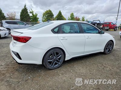 Trzecie zdjęcie samochodu z tyłu: 2021 KIA FORTE GT LINE VIN:3KPF34AD1ME341219 - miniatura