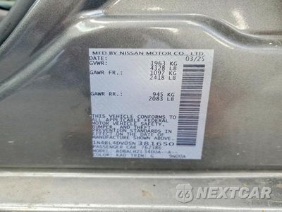 Zdjęcie 12 z 12 samochodu: 2025 NISSAN ALTIMA SV VIN:1N4BL4DV0SN381650 - miniatura