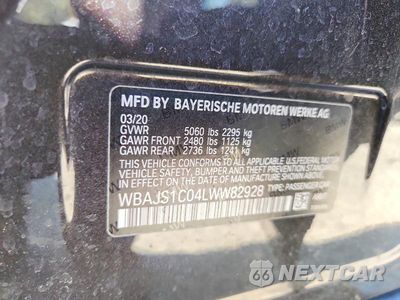 Zdjęcie 12 z 12 samochodu: 2020 BMW 540 I VIN:WBAJS1C04LWW82928 - miniatura