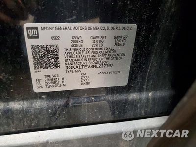 Zdjęcie 14 z 14 samochodu: 2022 GMC TERRAIN SLE VIN:3GKALTEV8NL232197 - miniatura