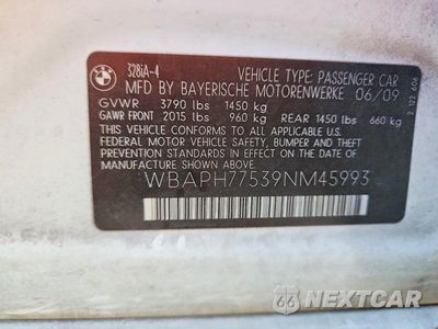 Zdjęcie 12 z 12 samochodu: 2009 BMW 328 I VIN:WBAPH77539NM45993 - miniatura