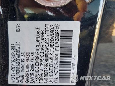 Zdjęcie 12 z 12 samochodu: 2023 HONDA ACCORD LX VIN:1HGCY1F21PA016251 - miniatura