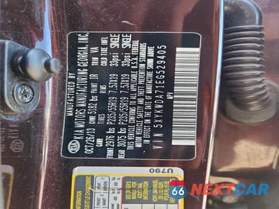 Zdjęcie 13 z 13 samochodu: 2014 KIA SORENTO SX VIN:5XYKWDA71EG529405 - miniatura