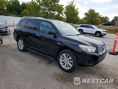 Czwarte zdjęcie samochodu z boku: 2010 TOYOTA HIGHLANDER HYBRID VIN:JTEBW3EHXA2038540 - miniatura