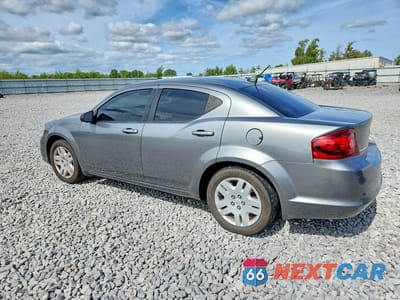 Drugie zdjęcie samochodu z przodu: 2012 DODGE AVENGER SE VIN:1C3CDZAB9CN128741 - miniatura