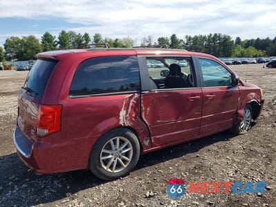 Trzecie zdjęcie samochodu z tyłu: 2014 DODGE GRAND CARAVAN SXT VIN:2C4RDGCG9ER356571 - miniatura