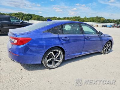 Trzecie zdjęcie samochodu z tyłu: 2020 HONDA ACCORD SPORT VIN:1HGCV2F34LA014754 - miniatura