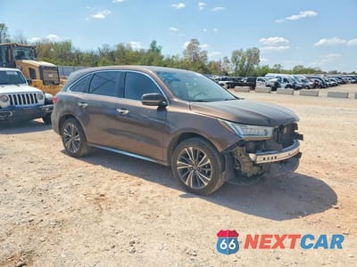 Czwarte zdjęcie samochodu z boku: 2019 ACURA MDX TECHNOLOGY VIN:5J8YD3H56KL001570 - miniatura