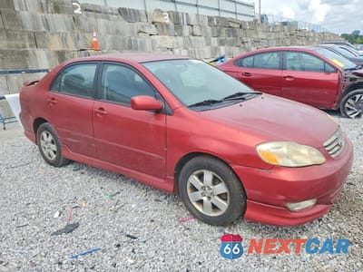 Czwarte zdjęcie samochodu z boku: 2004 TOYOTA COROLLA S VIN:2T1BR32E54C230735 - miniatura