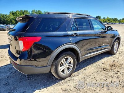 Trzecie zdjęcie samochodu z tyłu: 2021 FORD EXPLORER XLT VIN:1FMSK8DH4MGA09892 - miniatura