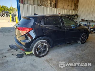 Trzecie zdjęcie samochodu z tyłu: 2018 HONDA HR-V EXL VIN:3CZRU6H74JM716165 - miniatura