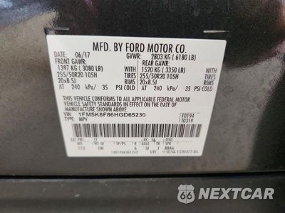 Zdjęcie 13 z 13 samochodu: 2017 FORD EXPLORER LIMITED VIN:1FM5K8F86HGD65230 - miniatura