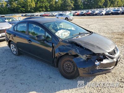 Czwarte zdjęcie samochodu z boku: 2013 HONDA CIVIC LX VIN:2HGFB2F59DH542896 - miniatura