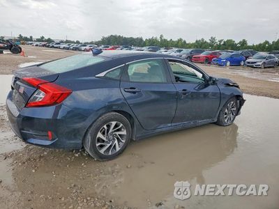 Trzecie zdjęcie samochodu z tyłu: 2017 HONDA CIVIC EX VIN:19XFC2F75HE027182 - miniatura