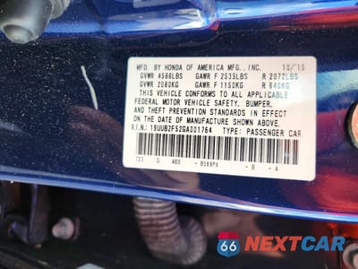 Zdjęcie 13 z 13 samochodu: 2016 ACURA TLX TECH VIN:19UUB2F52GA001764 - miniatura