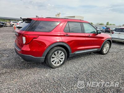 Trzecie zdjęcie samochodu z tyłu: 2021 FORD EXPLORER LIMITED VIN:1FMSK7FH9MGA27988 - miniatura