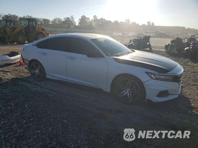 Czwarte zdjęcie samochodu z boku: 2022 HONDA ACCORD TOURING VIN:1HGCV2F97NA013640 - miniatura